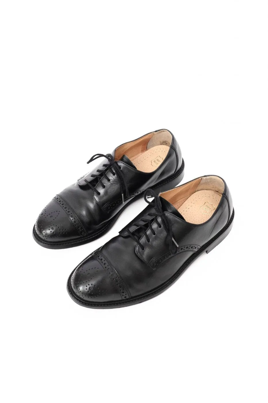 0402_BLACK 42 BUDAPESTER LEATHER BROGUES