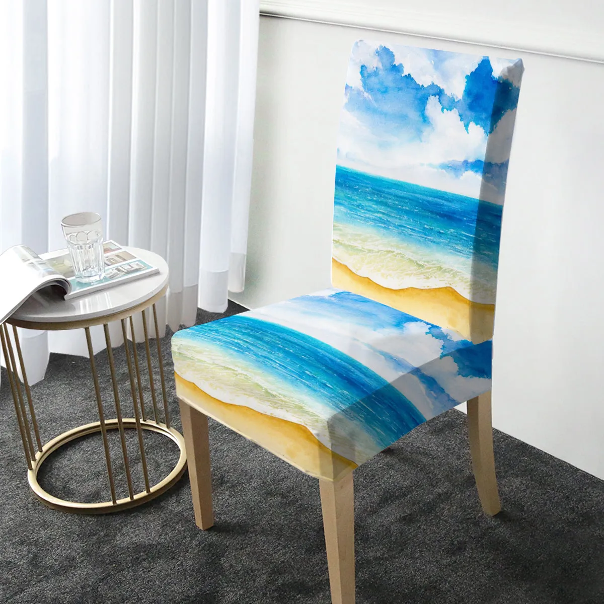 Beach Painting Tablecloth