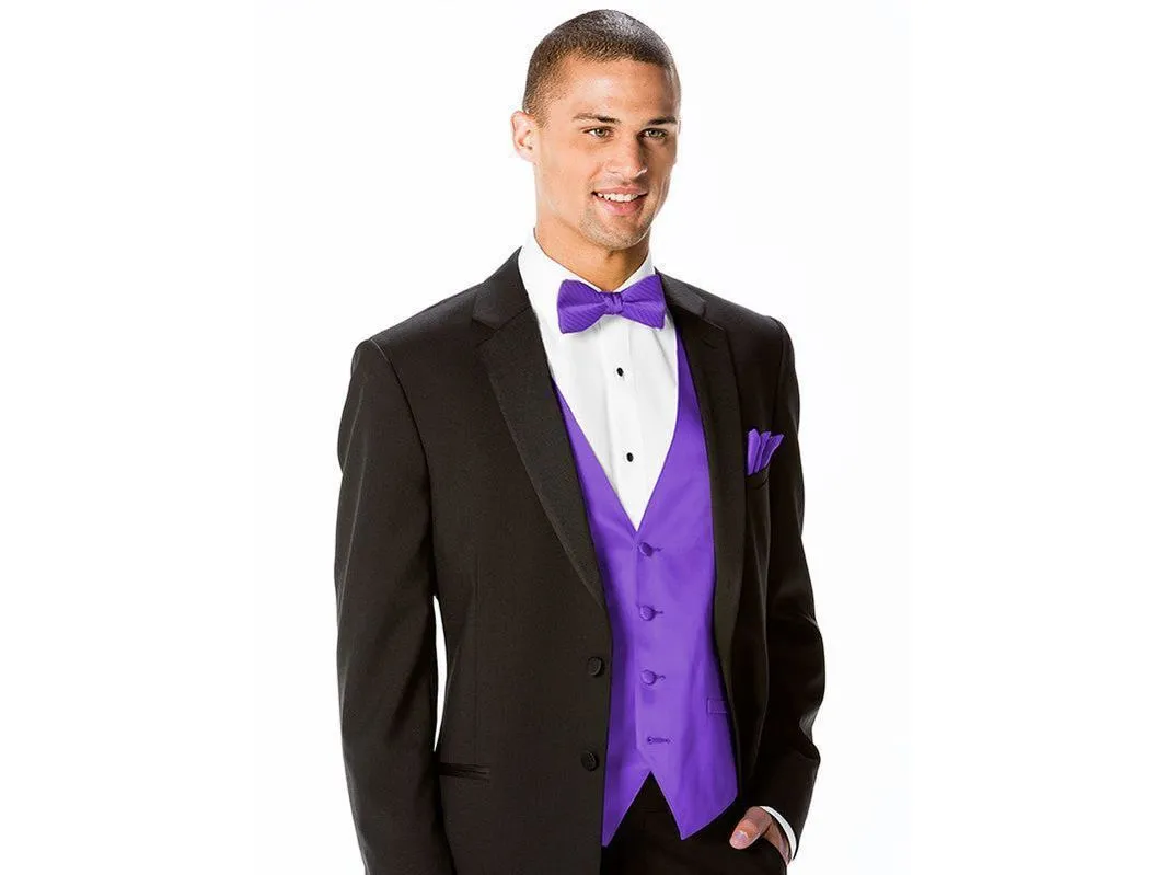 Black Notch Tuxedo Rental Outfit With Shoes