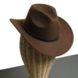 Chokore Cowboy Hat with Belt Band (Brown)