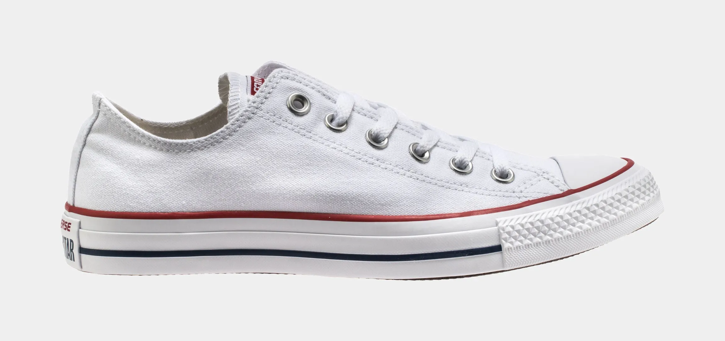 Chuck Taylor All Star Classic Colors Low Solid Canvas Mens Lifestyle Shoes (Optical White)