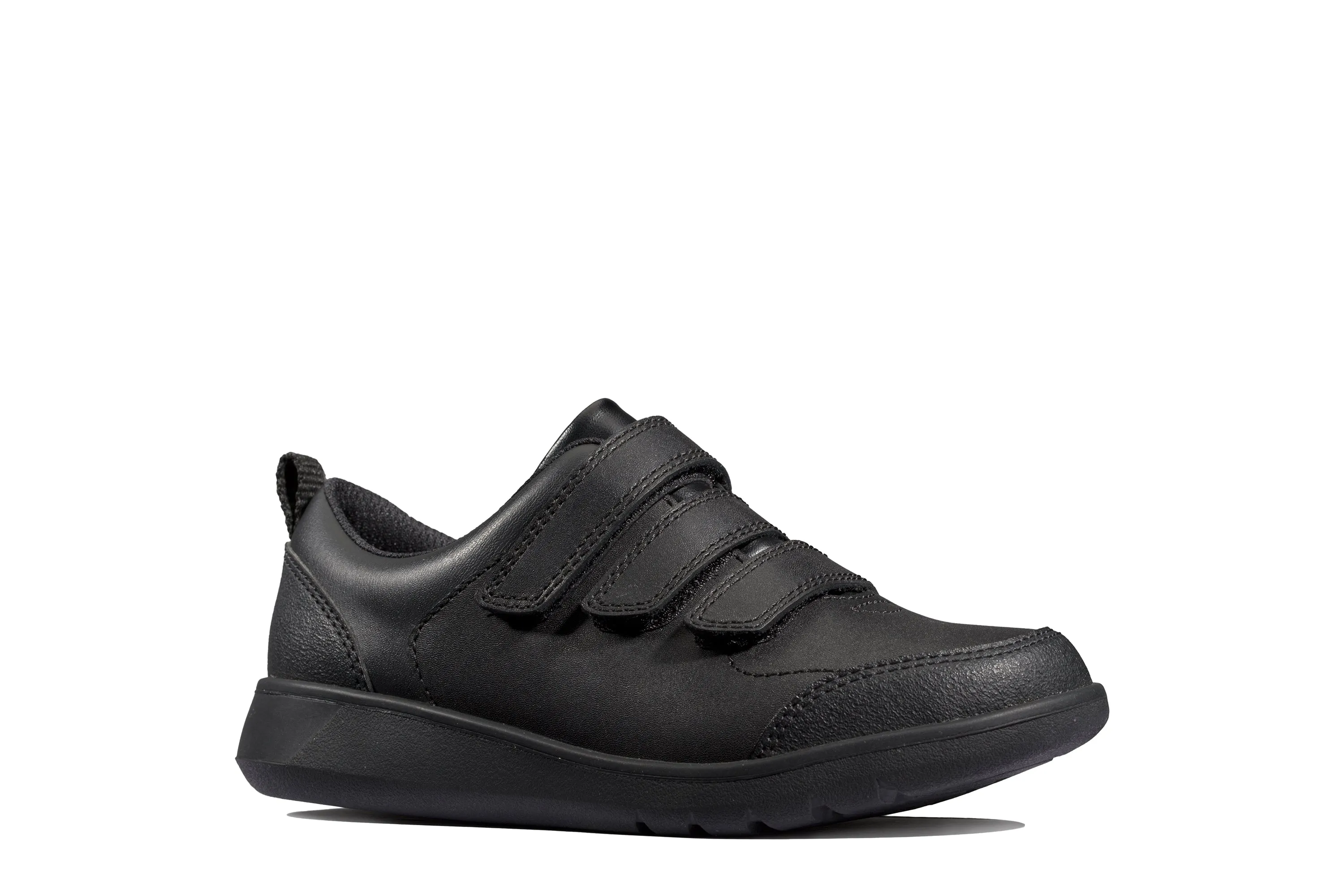 Clarks Scape Sky K Black leather