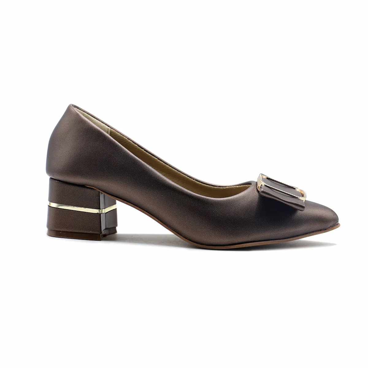 Copper Formal Court Shoes 085487