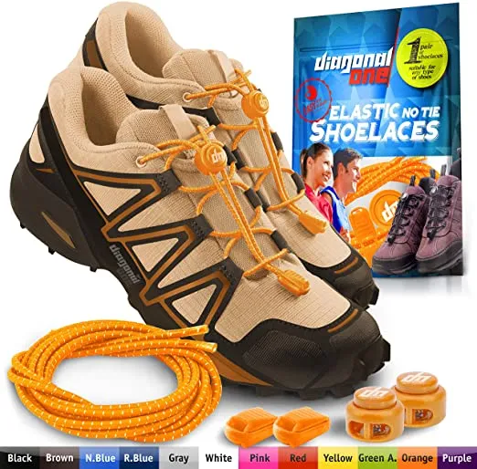 DIAGONAL ONE | Elastic Shoe Laces for Men and Women