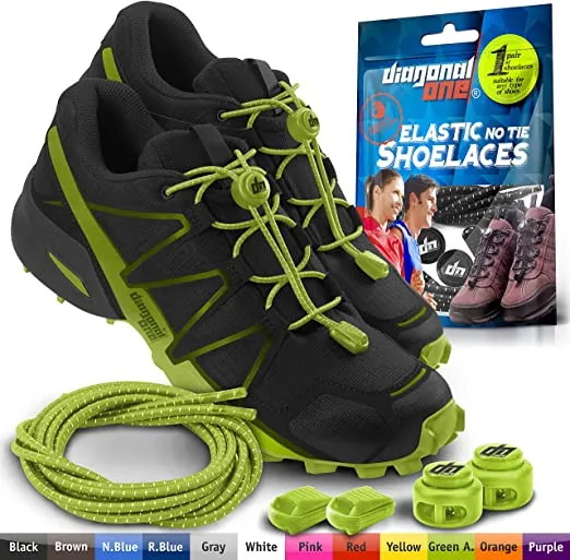 DIAGONAL ONE | Elastic Shoe Laces for Men and Women