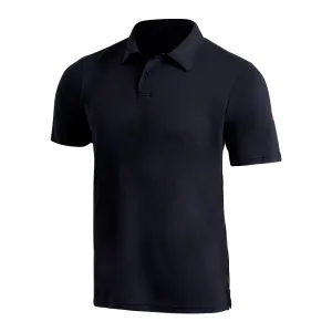 Florence Marine X Airtex Collared Short Sleeve Shirt Navy