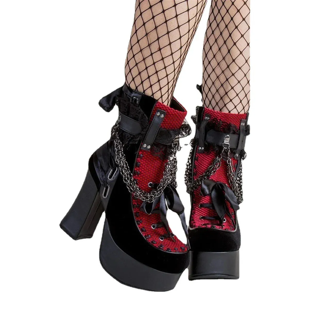 French Gothic Cosplay Shoes