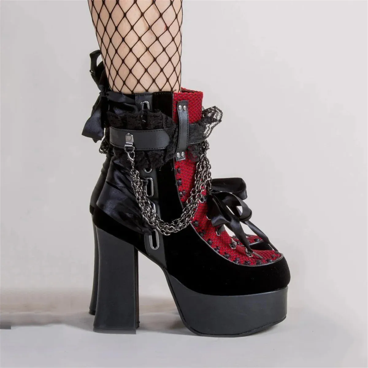 French Gothic Cosplay Shoes