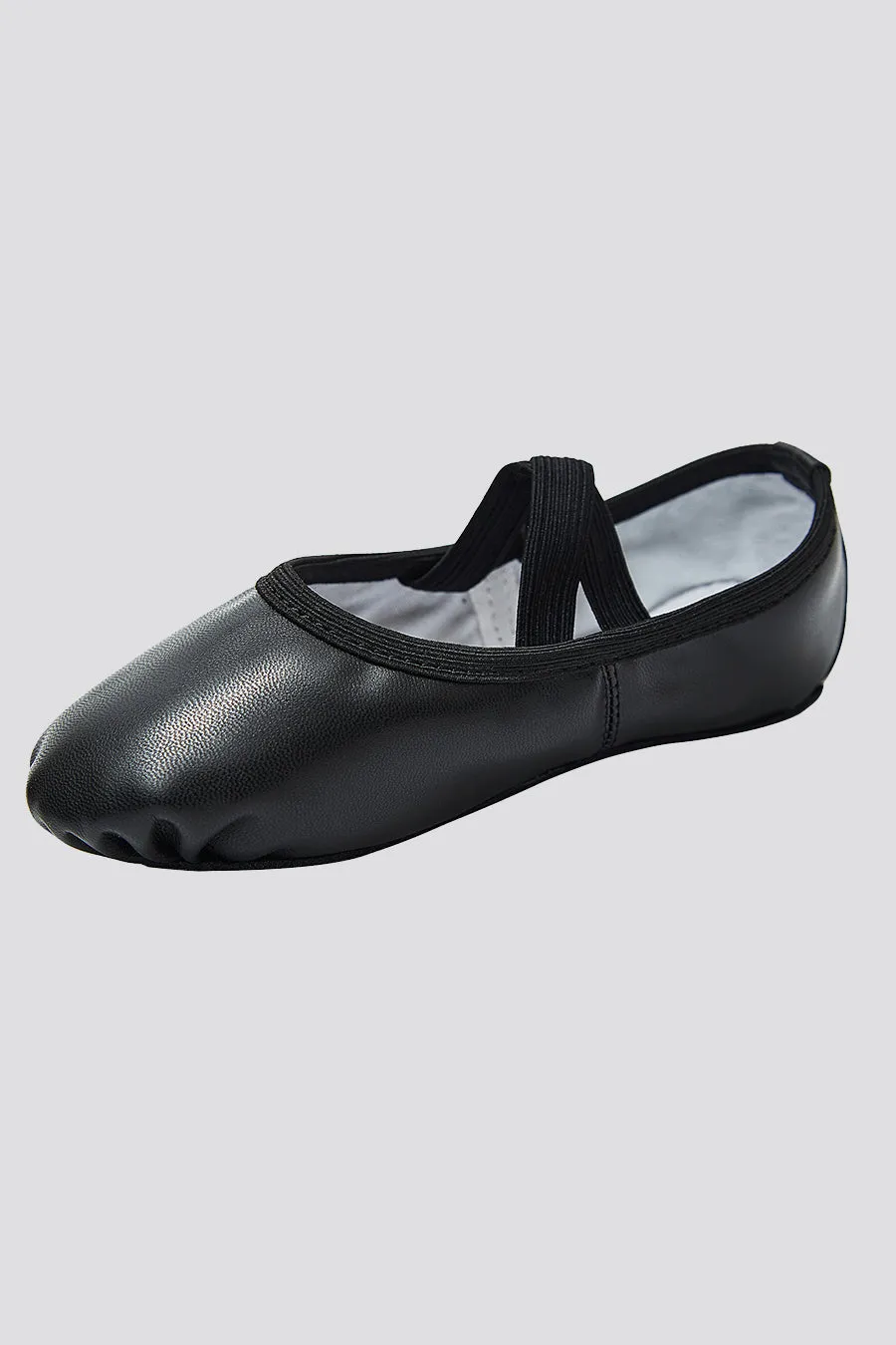 Girl's Full Sole No-Tie Ballet Slippers