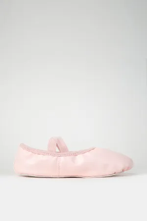 Girl's Full Sole No-Tie Ballet Slippers