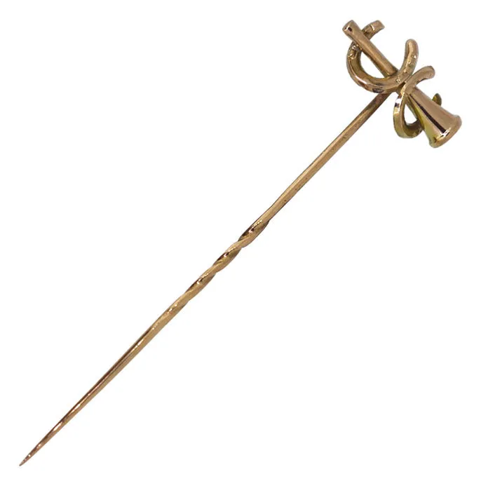 Horse Shoe & Horn Tie Pin