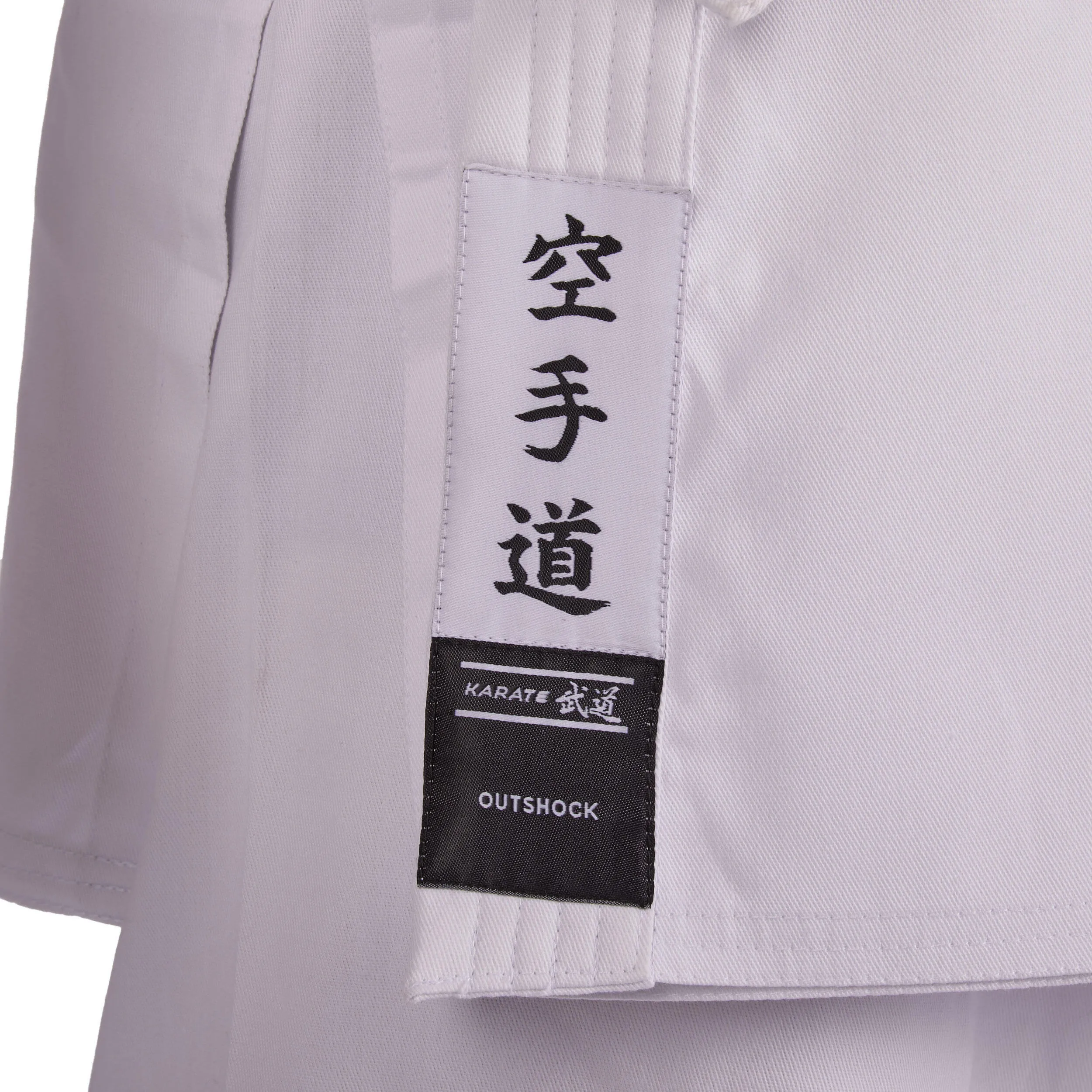 Karate uniform adults 100 (without belt) OUTSHOCK, white