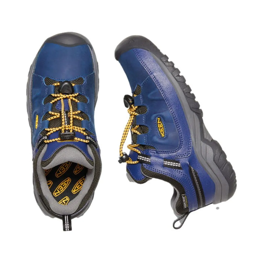 Keen Youths Targhee Low Waterproof Blue  Hiker