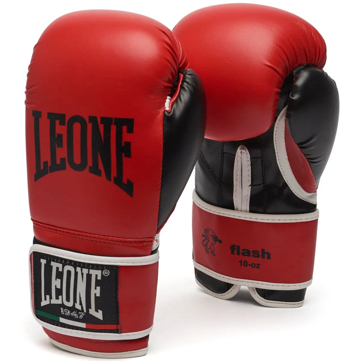 Leone Flash Boxing Gloves Red