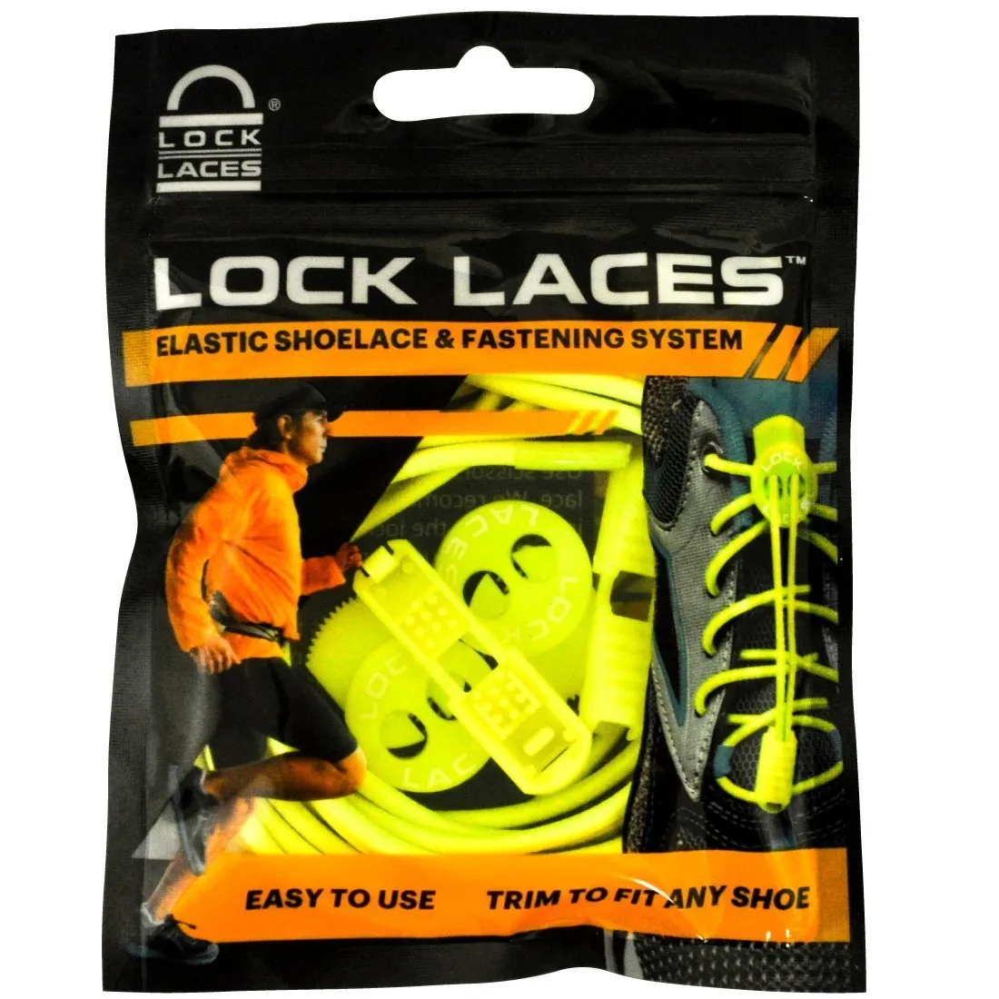 LOCK LACES (Elastic Shoelace and Fastening System)