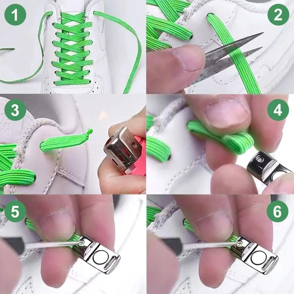 Magnetic No-Tie Shoelaces