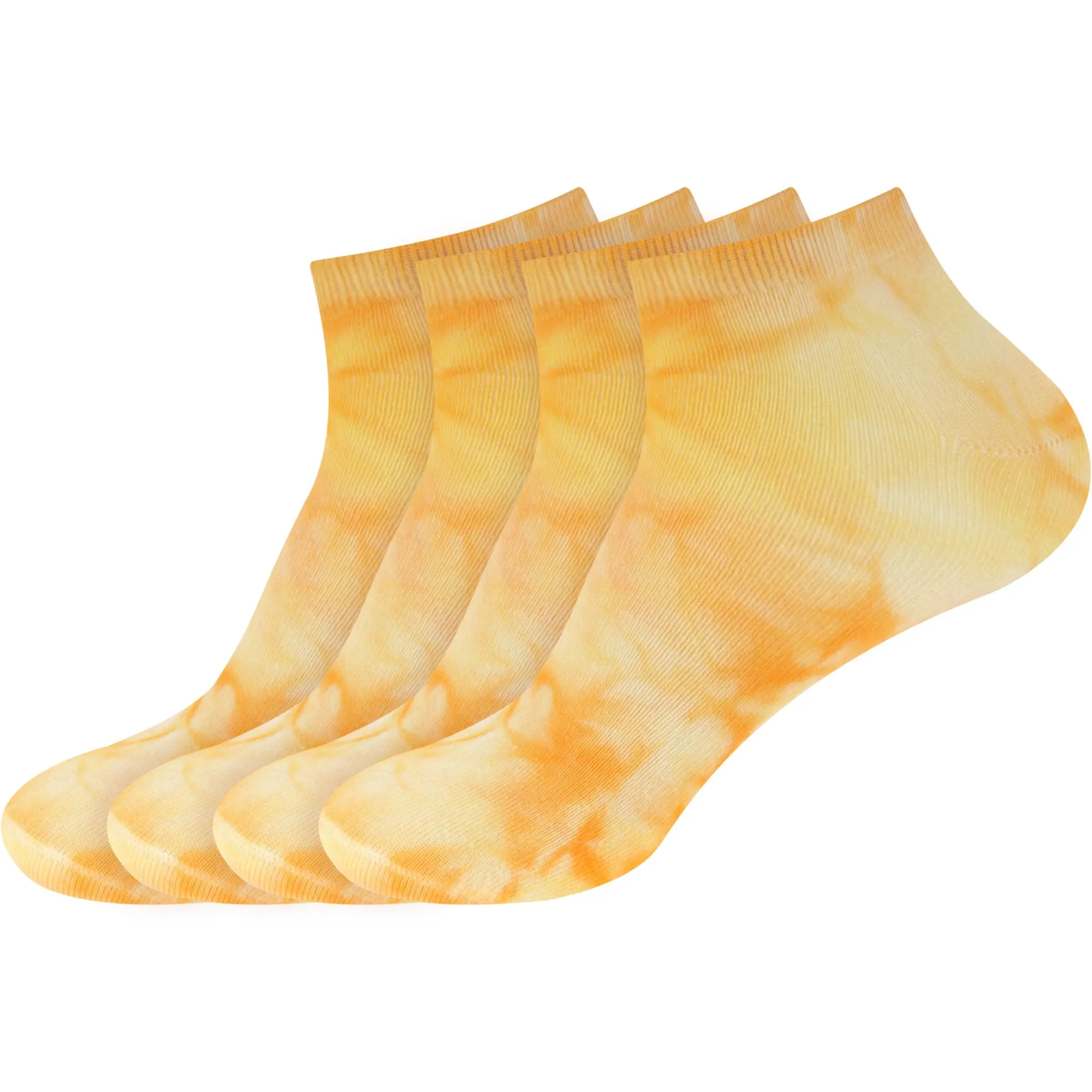 Men's Bamboo Tie Dye Ankle Socks, 4 Pairs