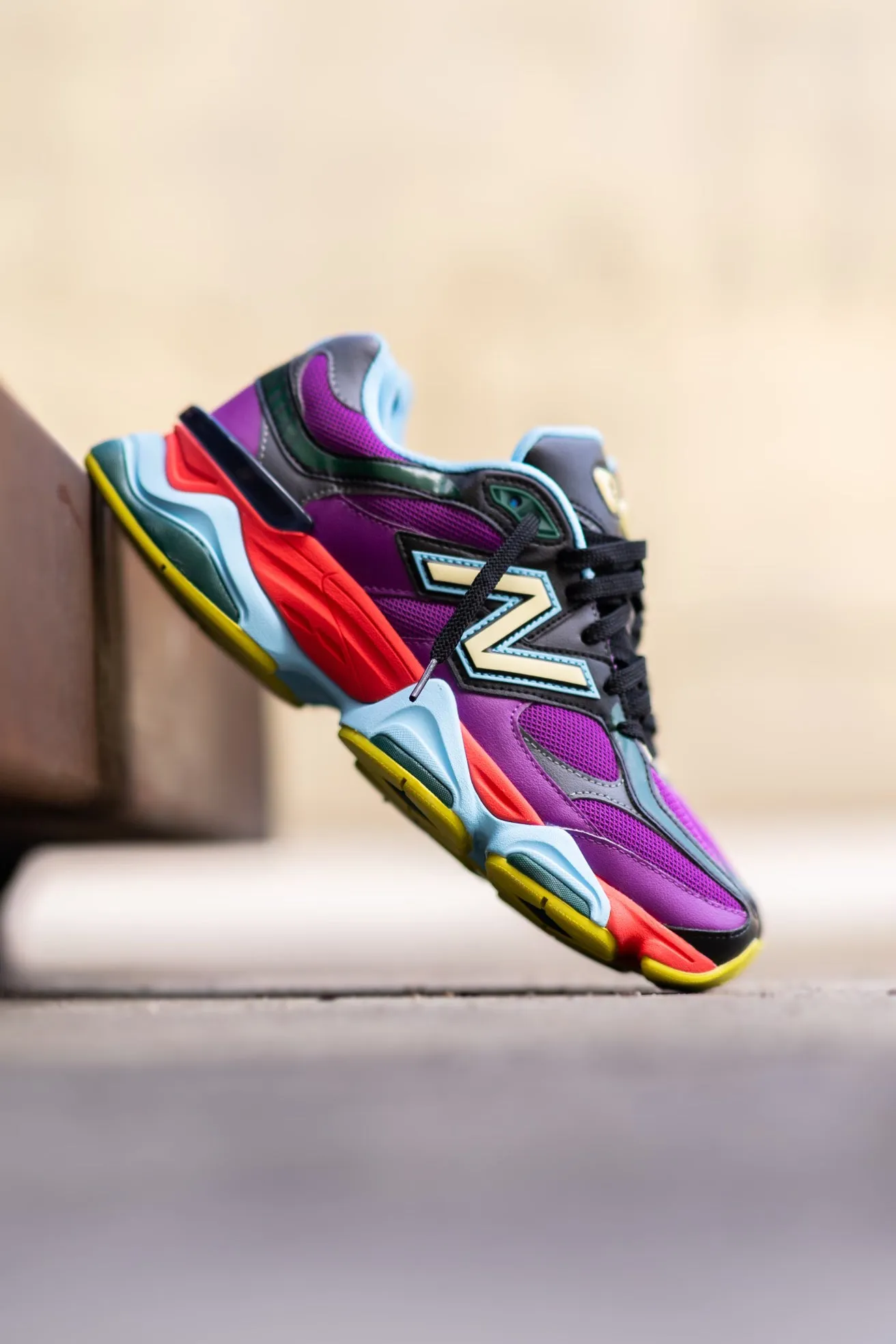 Mens New Balance 9060 (Purple/Red) - U9060RPO