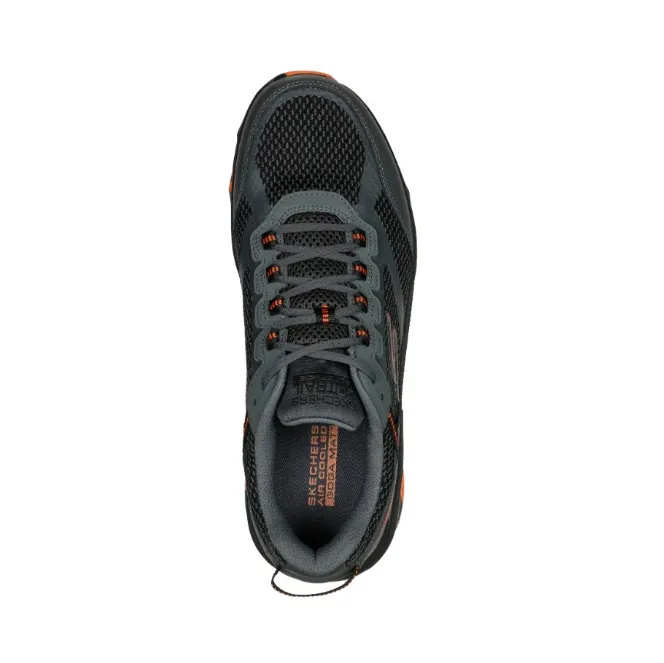 Mens Skechers Gorun Trail Altitude - Marble Rock Shoes Charcoal/Orange