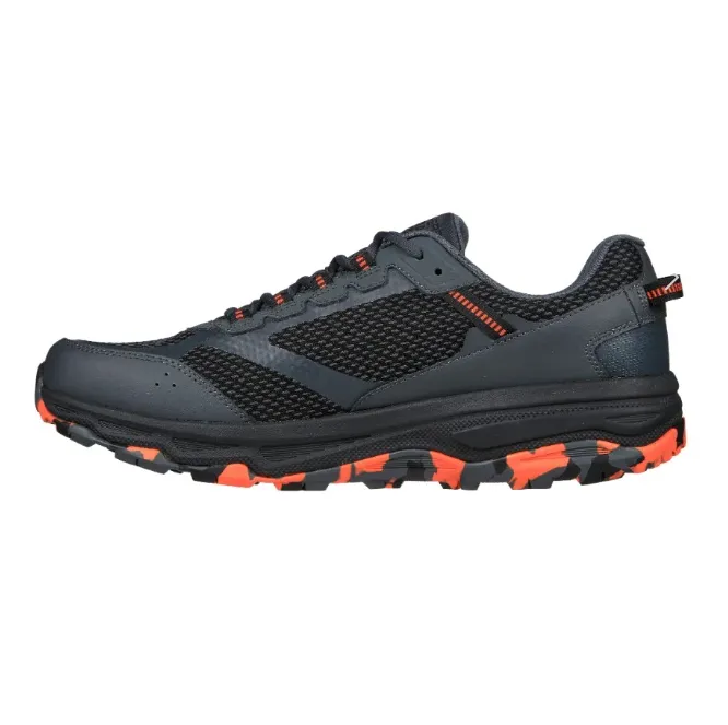 Mens Skechers Gorun Trail Altitude - Marble Rock Shoes Charcoal/Orange