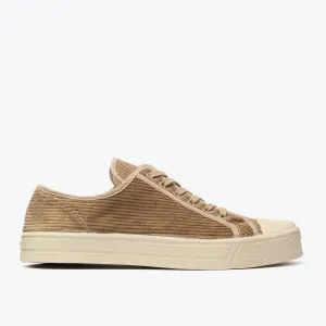 MILITARY LOW TOP CORD - BROWN