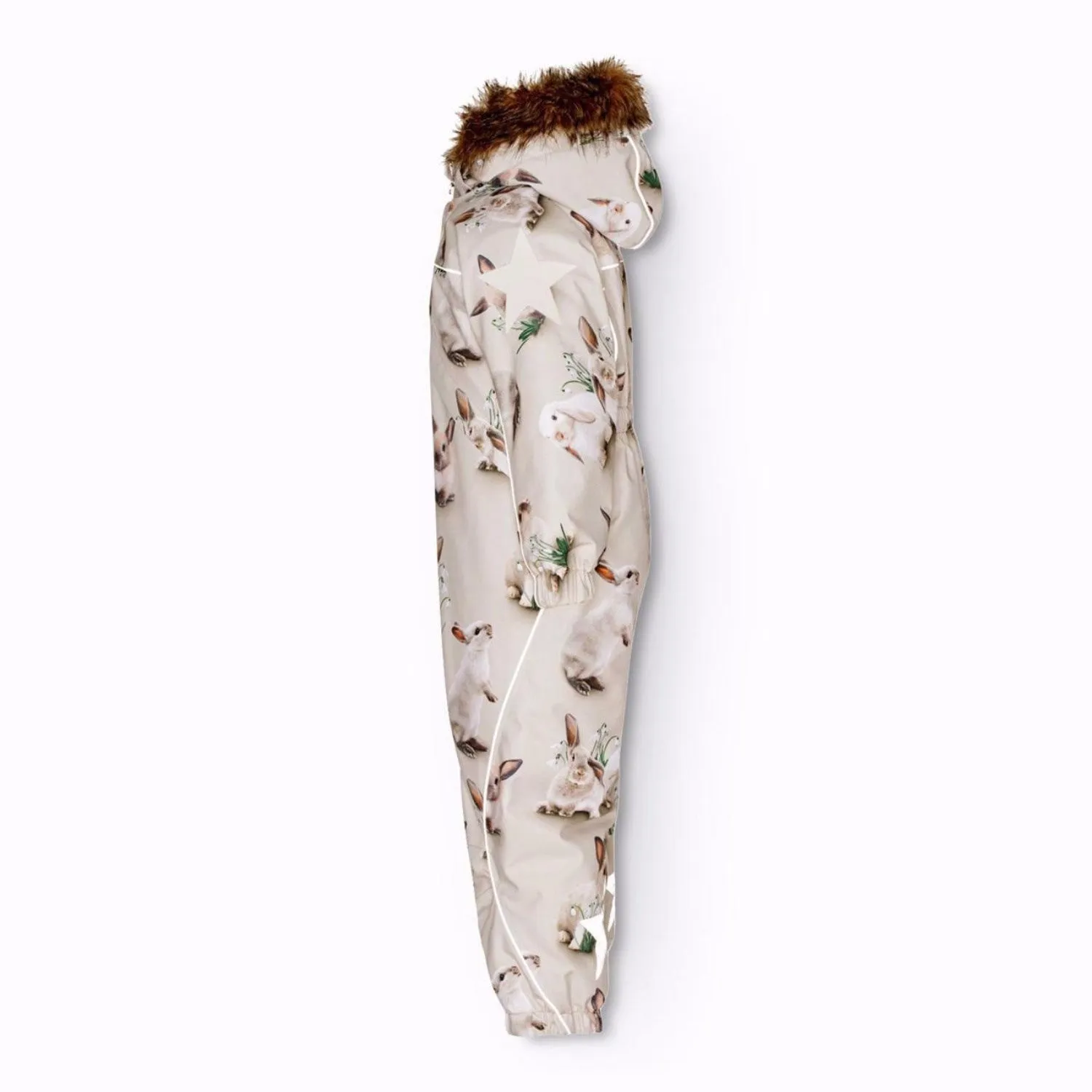 Molo Winter Rabbits Polaris Fur Snowsuit