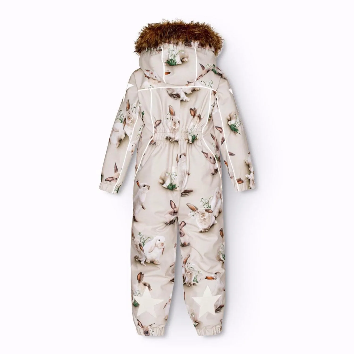 Molo Winter Rabbits Polaris Fur Snowsuit