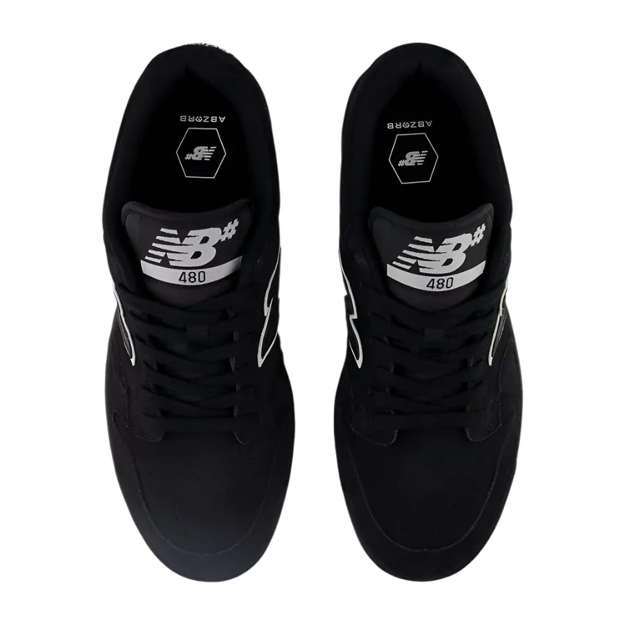 New Balance Numeric 480 Black/Black/Gum Shoes