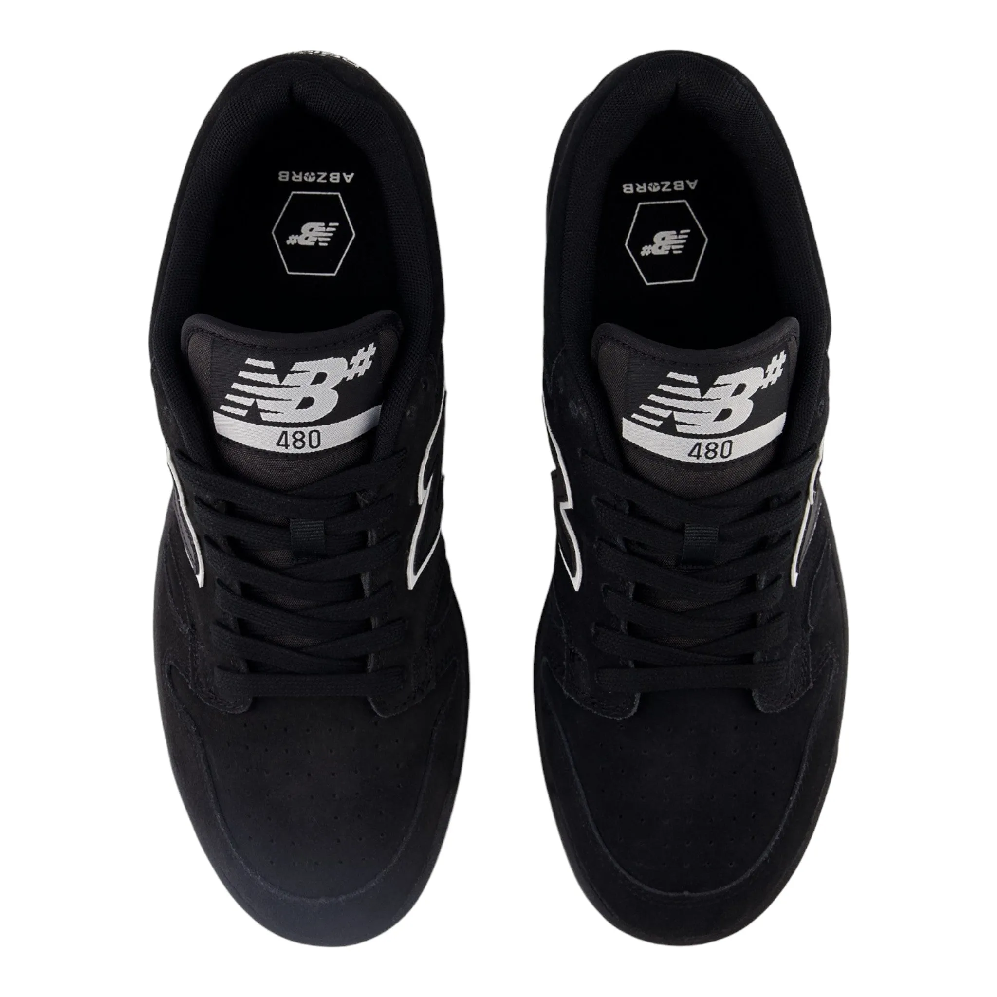 New Balance Numeric 480 Shoes - Black / White