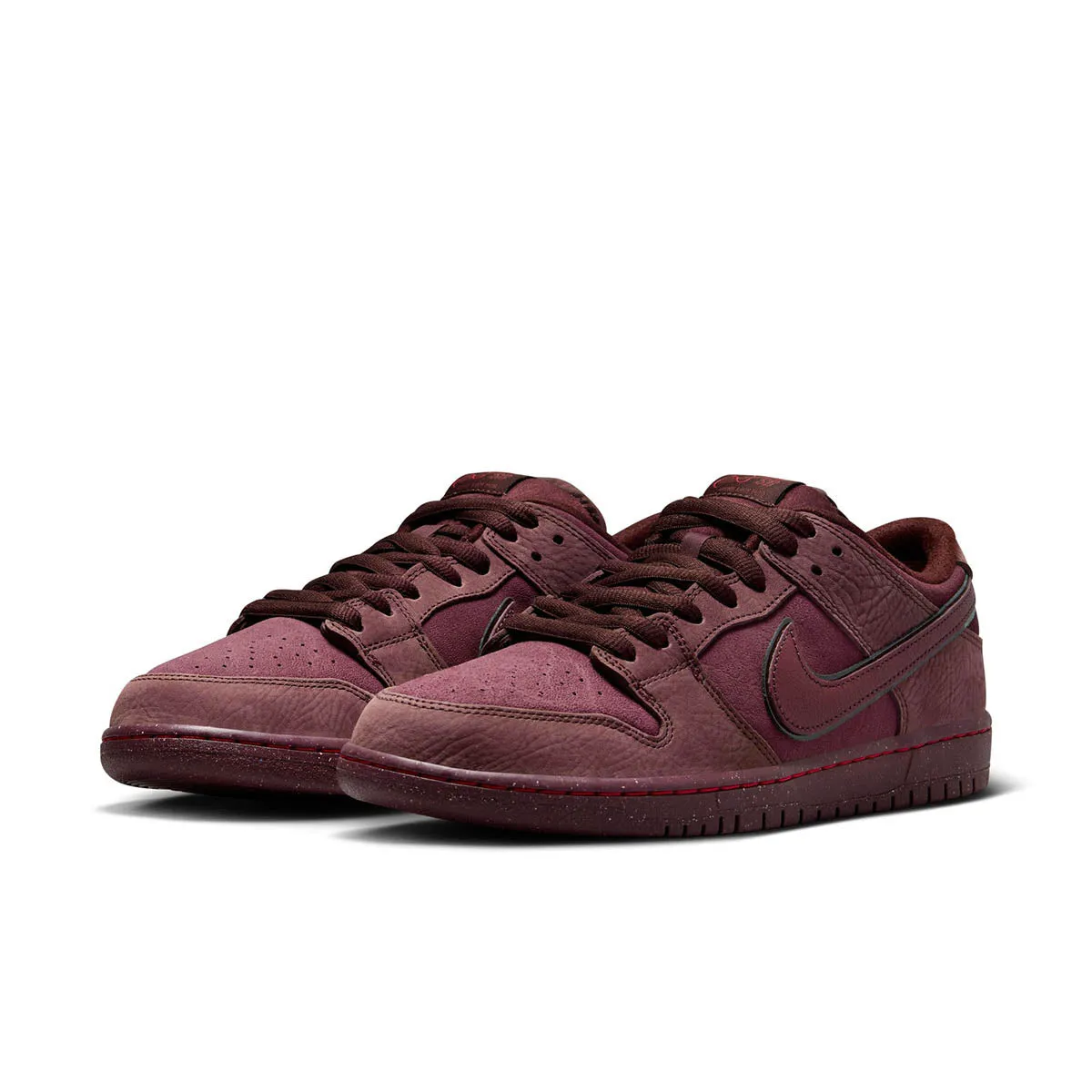 Nike SB - Dunk Low Pro Premium Shoes City Of Love Burgundy Crush