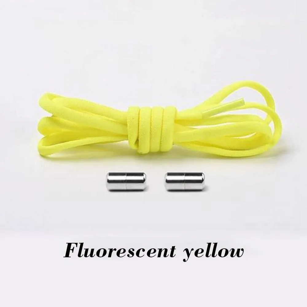 No Tie Shoelaces with Metal Capsule