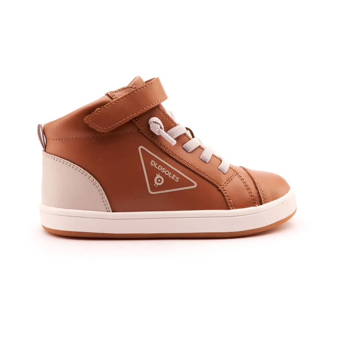 Old Soles Boy's 1000 Brigade High Top Casual Shoes - Tan/Gris