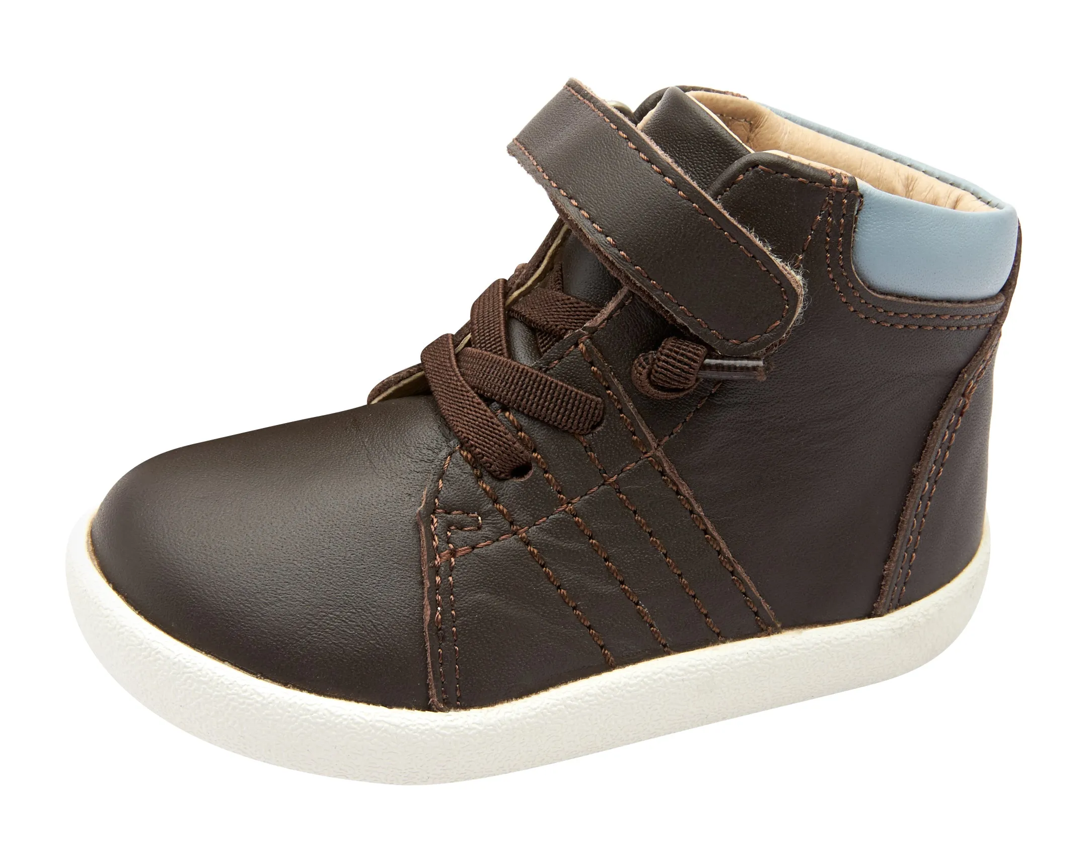 Old Soles Boy's 5077 Long Haul Sneakers - Brown/Dusty Blue