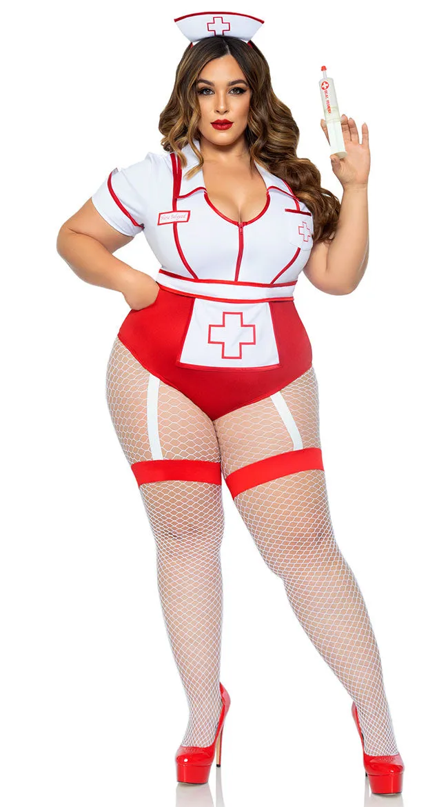 Plus Size Nurse Feel Good Costume