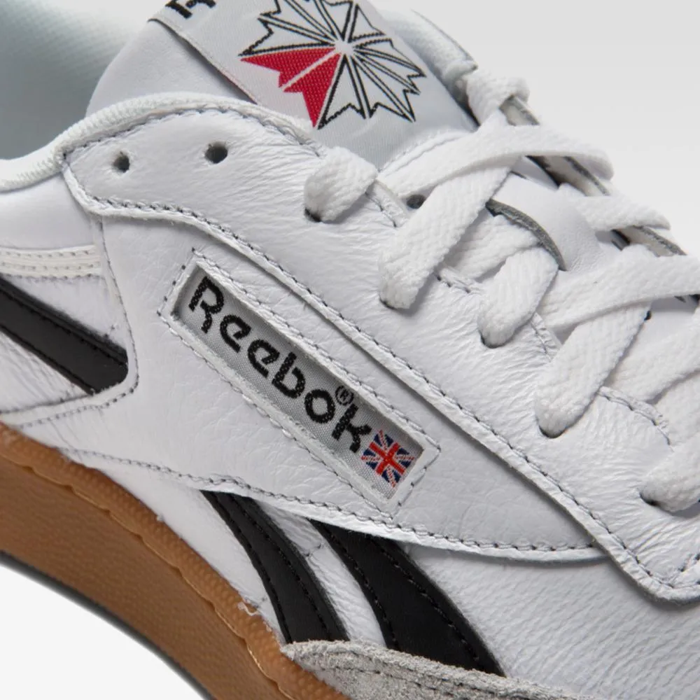 Reebok Footwear Men Club C Revenge Vintage Shoes WHITE/BLACK/GUM