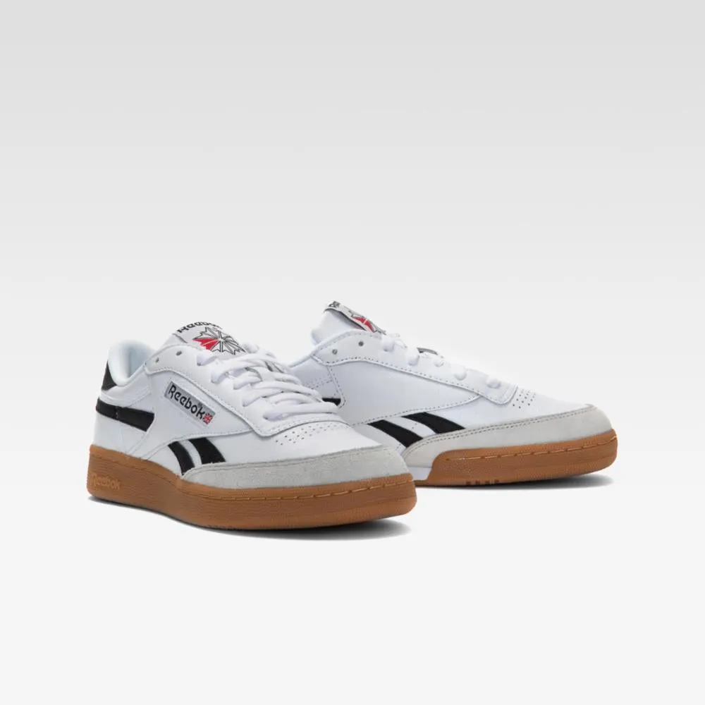 Reebok Footwear Men Club C Revenge Vintage Shoes WHITE/BLACK/GUM