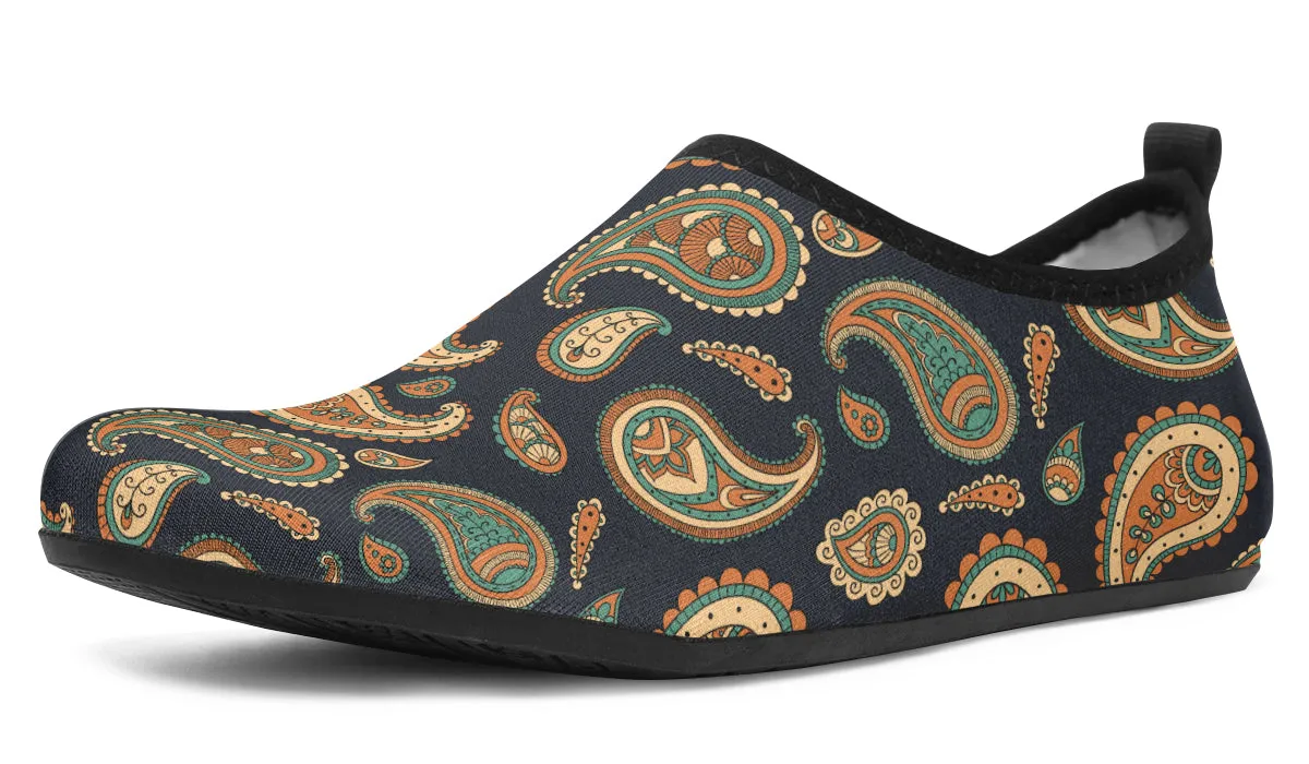 Retro Paisley Water Shoes