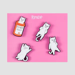 Ripndip Nerm Pills Shoe Charm 4 Pack Multi