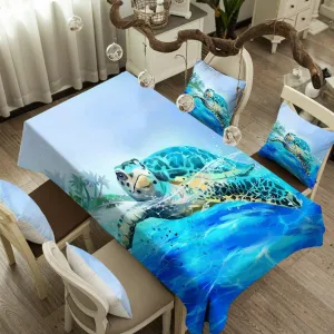 Sea Turtle Life Tablecloth