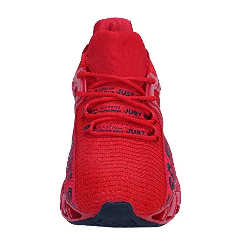 Shopify edit 2 test edit don't buy - Mens Running Shoes Non Slip Athletic Walking Blade Type Sneakers Red,US 10