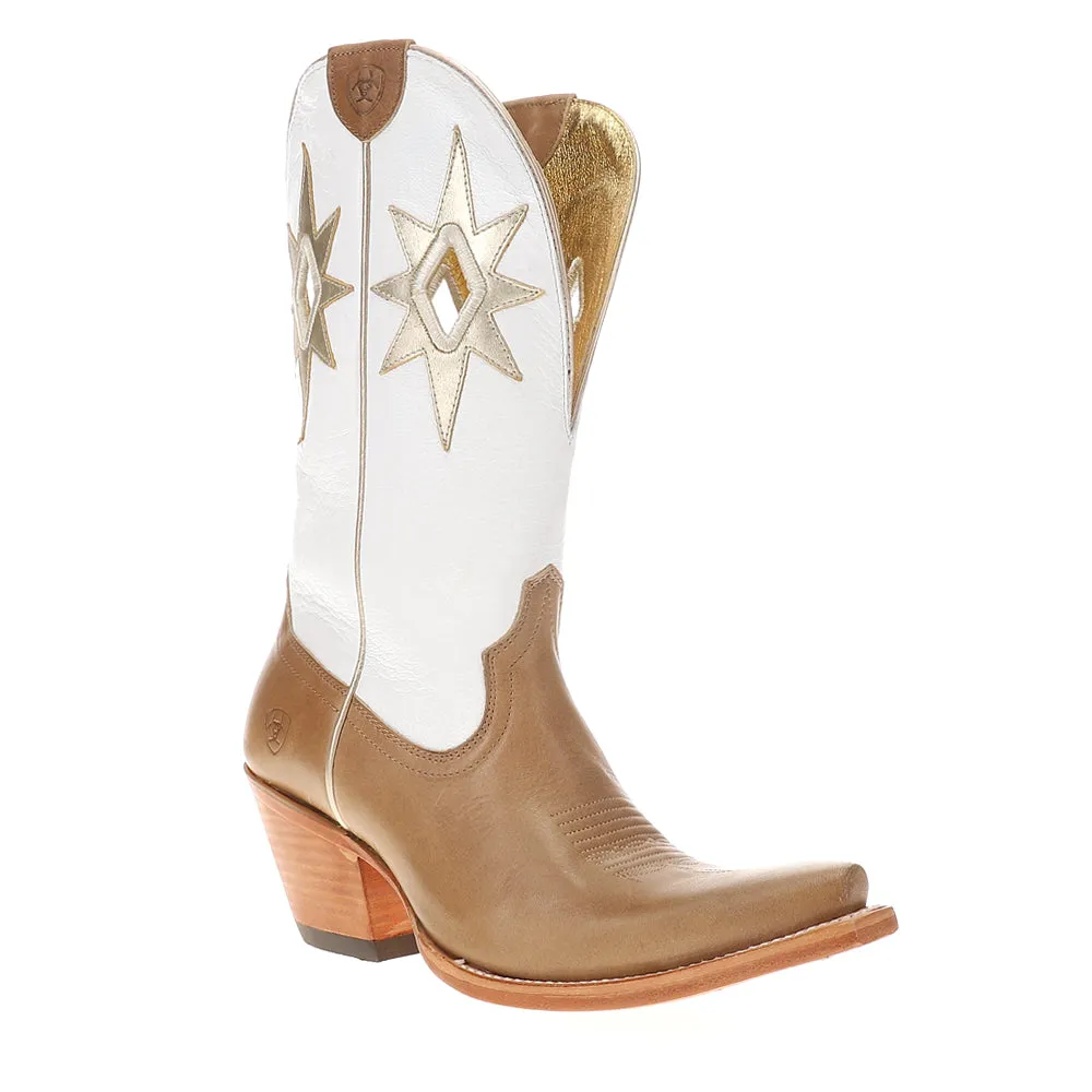 Starlight Cut-Outs Embroidered Snip Toe Cowboy Boots