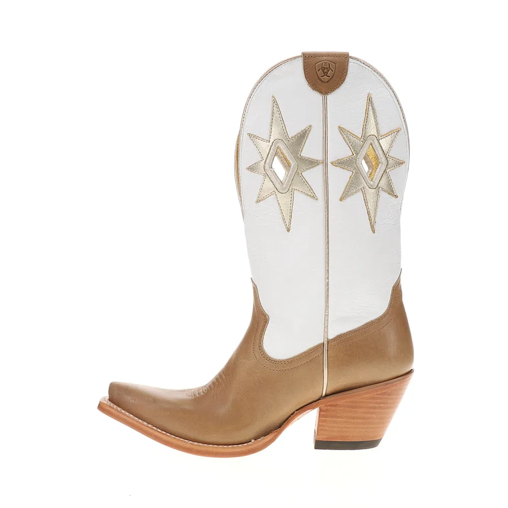 Starlight Cut-Outs Embroidered Snip Toe Cowboy Boots