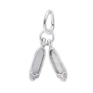 Sterling Silver Ballet Slippers Charm