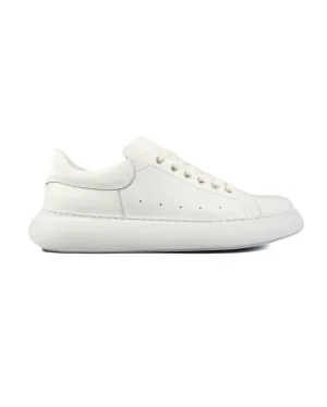 T-Strada White Genuine Leather Men's Sports (Sneaker) Shoes