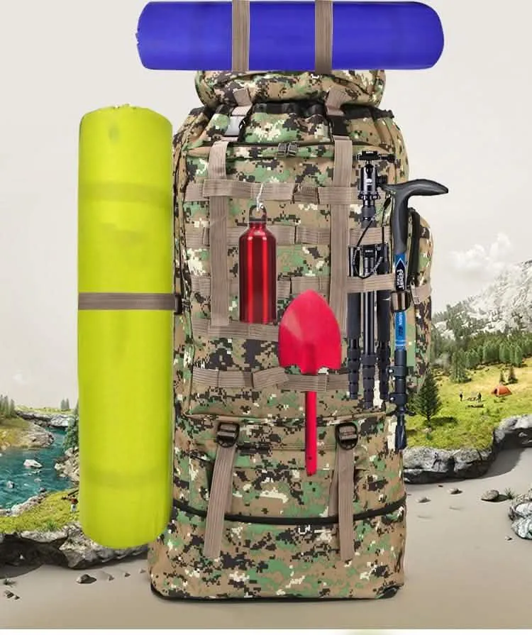 Ultimate 100L Waterproof Adventure Backpack for Outdoor Enthusiasts