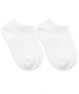 White no-show socks (2 pair pack)