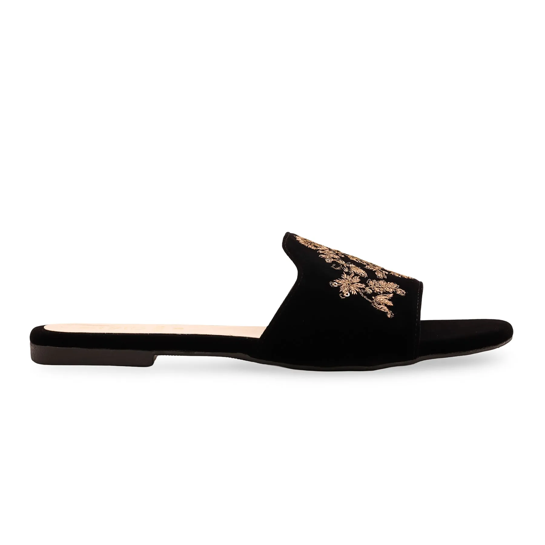 Women Black Casual Slipper CL1808