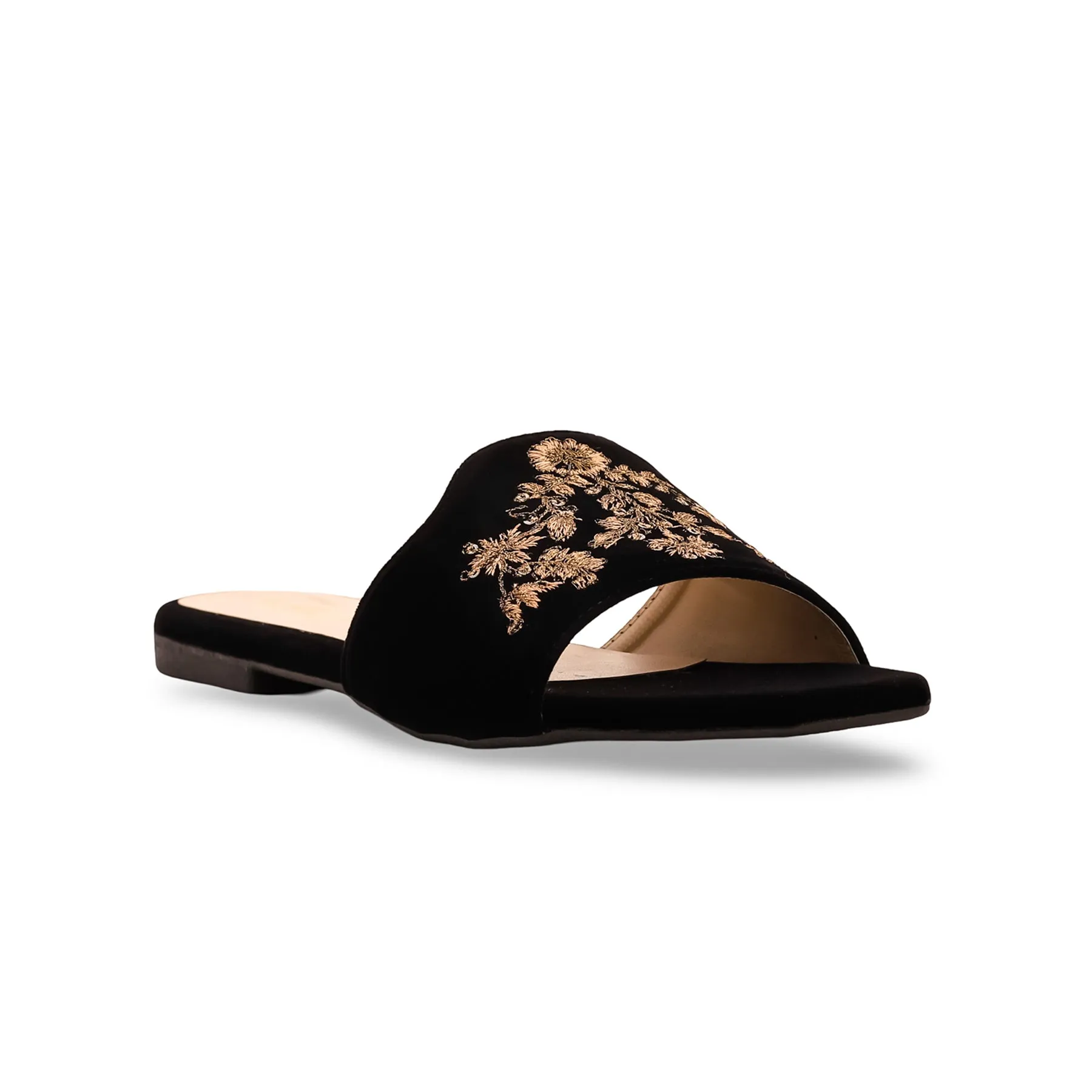 Women Black Casual Slipper CL1808